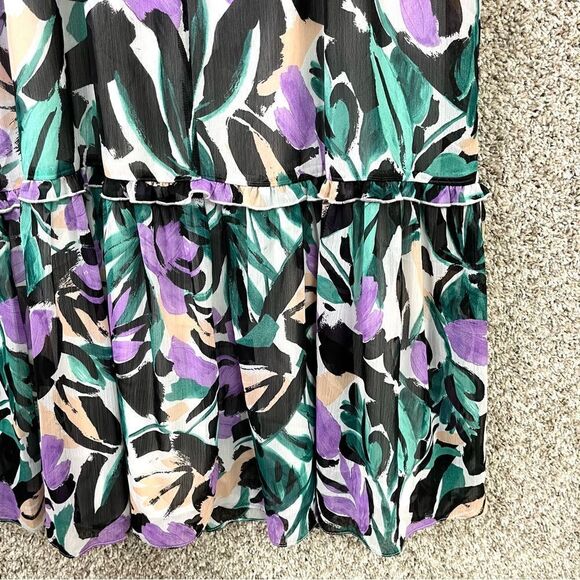 Donna Morgan Dress Women’s 10 Tropical Floral Patterned Sleeveless Tank Maxi NWT - Picture 4 of 11